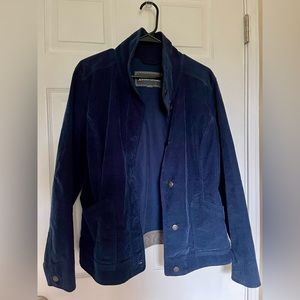 Corduroy Eddie Bauer Jacket Midnight Blue